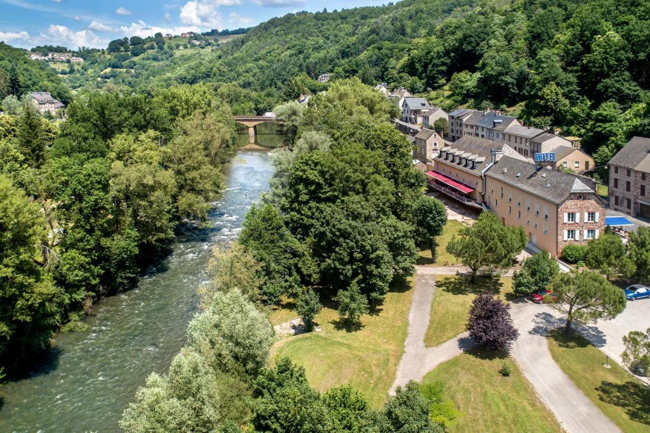 Logis Hotel Restaurant Les 2 Rives - A75, En Bordure De Riviere Банассак Экстерьер фото