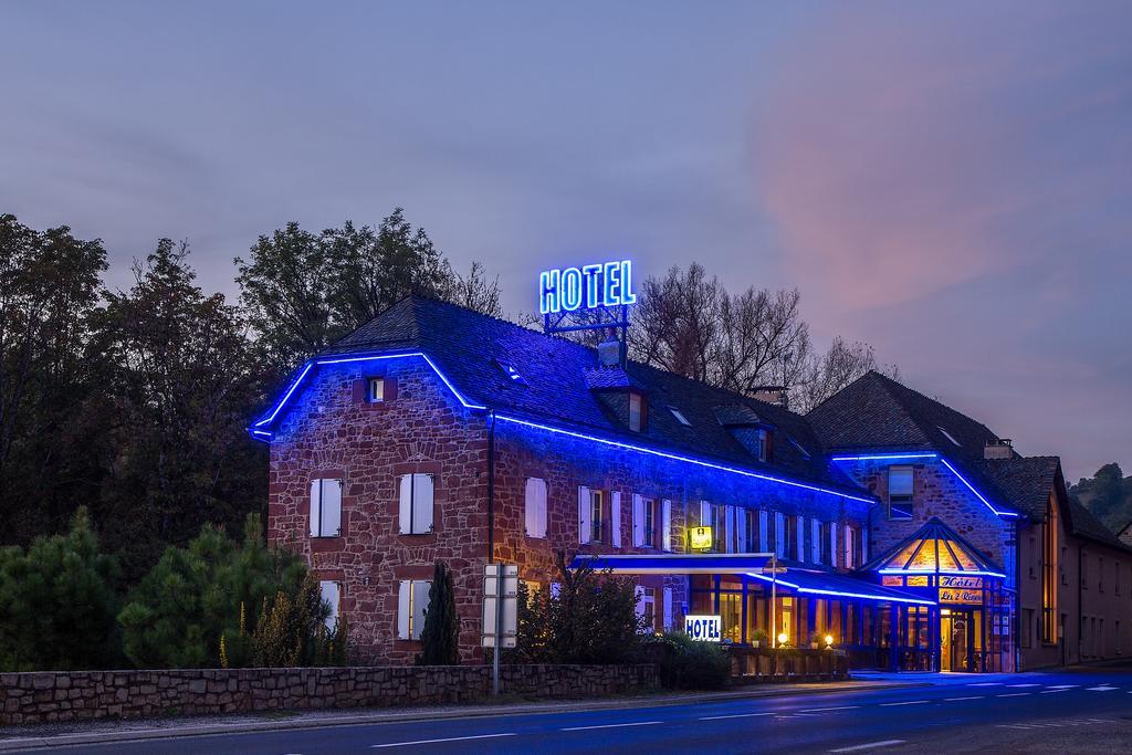 Logis Hotel Restaurant Les 2 Rives - A75, En Bordure De Riviere Банассак Экстерьер фото